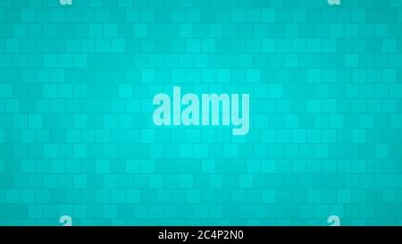 Abstract background of squares in shades of light blue colors Stock Vector