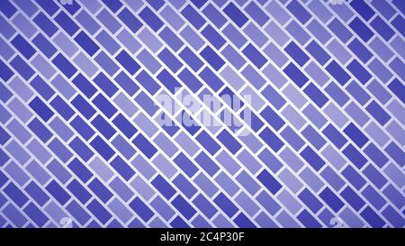 Abstract background of diagonally arranged rectangles in blue colors Stock Vector