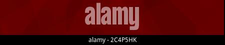 Abstract banner of translucent triangles in red colors Stock Vector