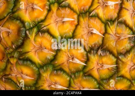 Pineapple texture texture close up Stock Photo