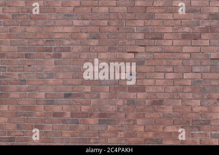 Red old brick wall texture grunge background with vignetted corners to interior design Stock Photo