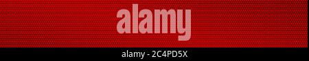 Abstract halftone gradient horizontal banner in red colors Stock Vector