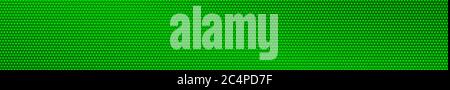 Abstract halftone gradient horizontal banner in green colors Stock Vector
