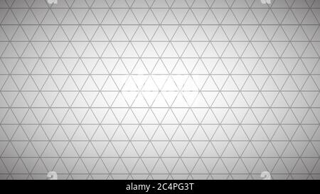 Abstract light background of small triangles in white and gray colors. Stock Vector