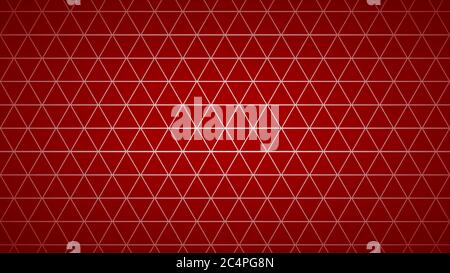 Abstract light background of small triangles in red colors. Stock Vector