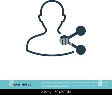 Avatar, Profile Icon Vector Logo Template Illustration Design. Vector EPS 10. Stock Vector