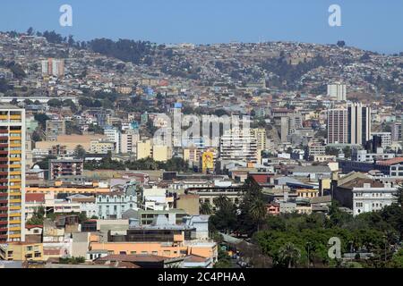 Urban scenes from Valparaiso, Chile Stock Photo