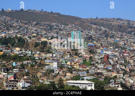 Urban scenes from Valparaiso, Chile Stock Photo