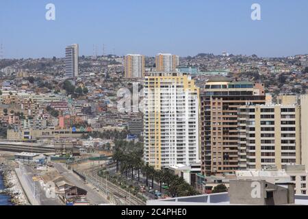 Urban scenes from Valparaiso, Chile Stock Photo