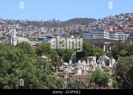 Urban scenes from Valparaiso, Chile Stock Photo