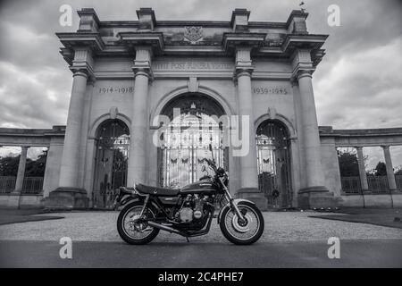 Kawasaki Z900 Let the good times roll Stock Photo