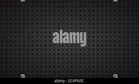 Abstract background of intertwined circles in black colors. Stock Vector