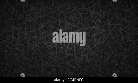 Abstract background of randomly arranged contours of triangles in black colors. Stock Vector