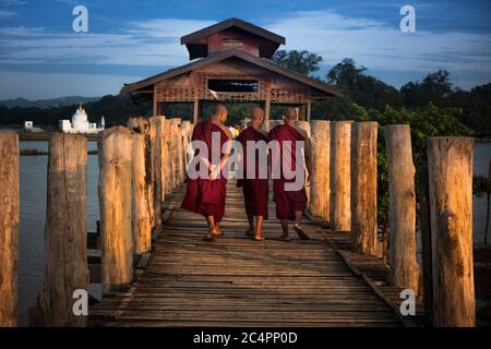 Amarapura. Mandalay Region. Myanmar. 2017 Stock Photo