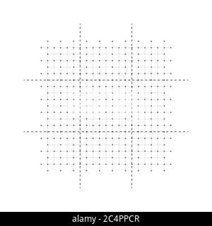Designer draft blank vector spatial grid. House floor layout interior project planner. Printable plan scheme template. Building project. Stock Vector
