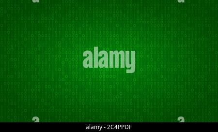 Abstract background of small rings and ellipses in green colors. Stock Vector