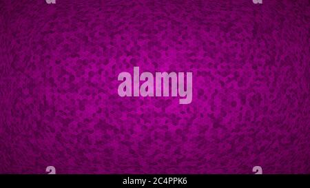 Abstract background of small isometric cubes in purple colors with the fish eye effect. Stock Vector