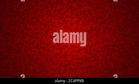 Abstract background of small isometric cubes in red colors. Stock Vector