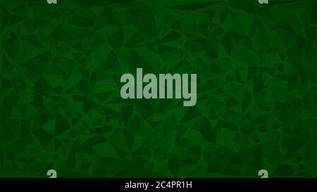 Abstract background of triangles in green colors. Stock Vector