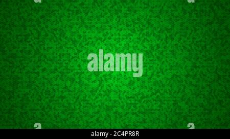 Abstract background of small isometric cubes in green colors. Stock Vector