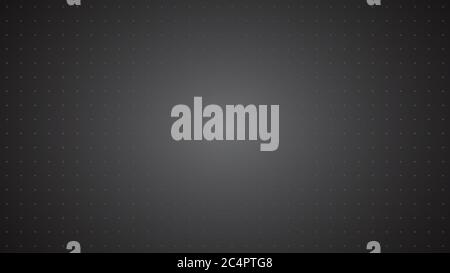 Abstract dark gradient background with small dots in shades of gray colors. Stock Vector