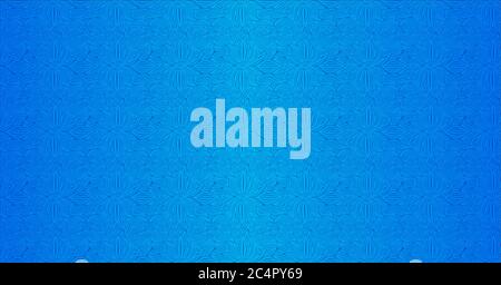 beautiful blue background with seamless floral pattern Stock Vector
