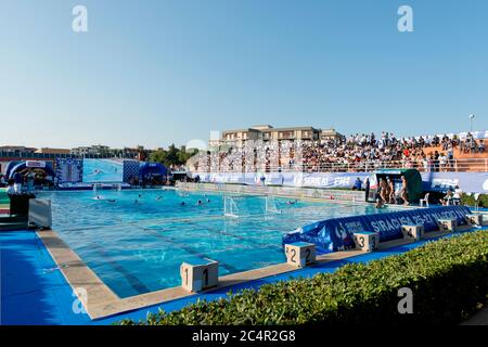 Final Six 2018. Italian water polo championship in Syracuse, Sicily Stock Photo