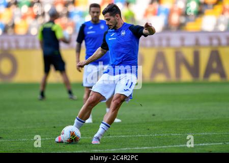 Udine, Italy. 28th June, 2020. udine, Italy, Dacia Arena Stadium, 28 Jun 2020, Remo Freuler (Atalanta BC) during - - Credit: LM/Alessio Marini Credit: Alessio Marini/LPS/ZUMA Wire/Alamy Live News Stock Photo