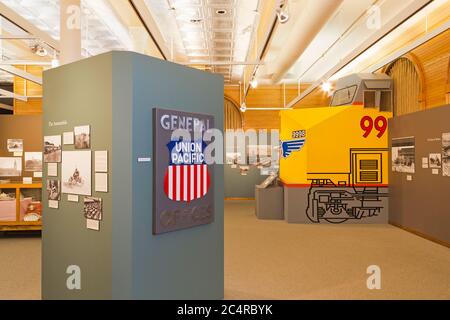 Cheyenne Depot Museum,Cheyenne,Wyoming,USA Stock Photo