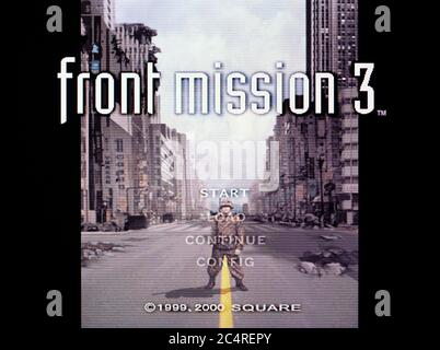 Front Mission 3 Version Française Pour PS1 - Jeu Seul (loose) En Bon état, PlayStation