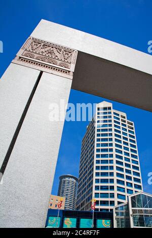 Westlake Center, Seattle, Washington State, USA Stock Photo