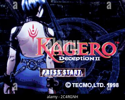 Kagero Kokumeikan Shinshou - PlayStation 1 PS1 (NTSC-J, Japon) - Bon État