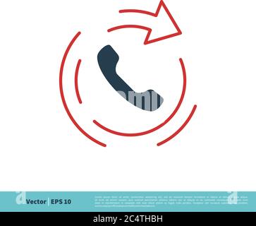 24 Hours Assistance Icon Vector Logo Template Illustration Design. Vector EPS 10. Stock Vector