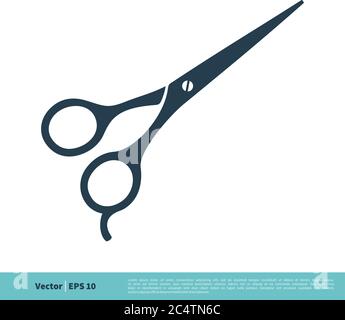 Scissor Icon Vector Logo Template Illustration Design. Vector EPS 10. Stock Vector
