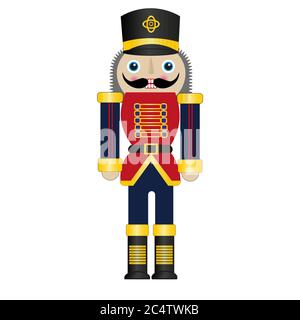 christmas nutcracker vector Stock Vector