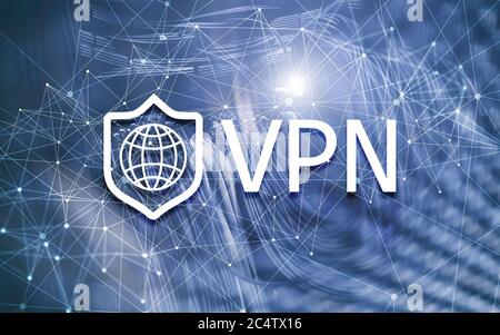 Virtual private network VPN. New technology concept 2020. Stock Photo
