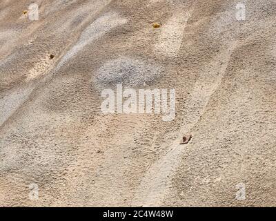 Strengthening of the quarry slopes with shotcrete. Stock Photo