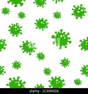 coronavirus covid-19 seamless texture Stock Vector