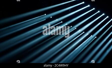 Disco lights. Scene, stage light with colored spotlights. Disco light show, Stage lights with laser Stock Photo