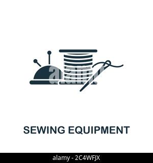 Sewing Equipment icon. Simple illustration from sewing equipment collection. Creative Sewing Equipment icon for web design, templates, infographics Stock Vector
