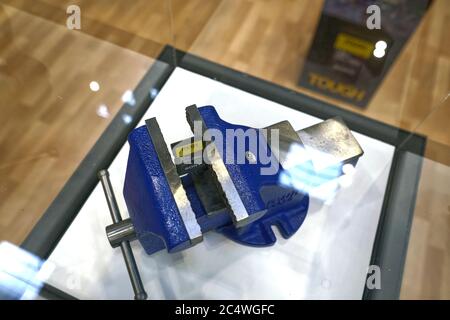 United Kingdom - March 17,2019: Brand new extremely durable memory card, named TOUGH, presented by SONY at the Photography Show Stock Photo