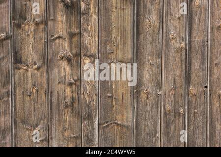 Natural brown barn wood wall. Wall texture background pattern. Stock Photo