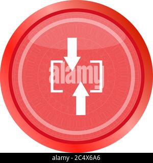 arrow set on web icon button. Trendy flat style sign isolated on white background. Arrow icon. Arrow set icon. Arrow button. Arrow button icon. White Stock Photo