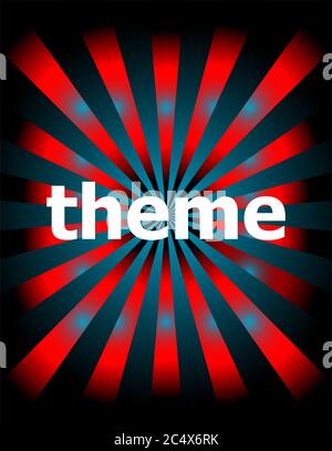 Text Theme on digital background. Information concept . For web and mobile app, template design, business infographic social media, creative presentat Stock Photo