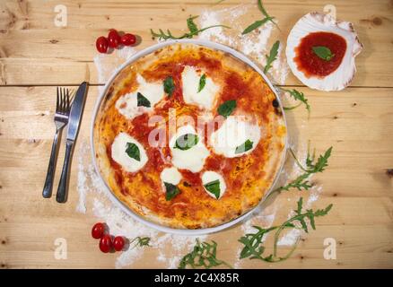 Fresh Pizza Stock Photo