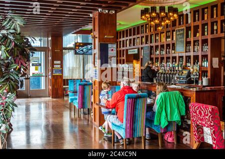 Bantry, West Cork, Ireland. 29th June, 2020. The Irish Government relaxed more Coronavirus restrictions today as the country enters Phase 3 of reopening. The Maritime Hotel reopened this afternoon and fully complied with Covid-19 safety guidelines. Credit: AG News/Alamy Live News Stock Photo