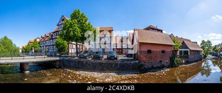 Historical city of Lauterbach, Hessen, Germany Stock Photo