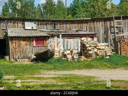 Kalevala,  administrative center of Kalevalsky District in the Republic of Karelia, Russia. Stock Photo