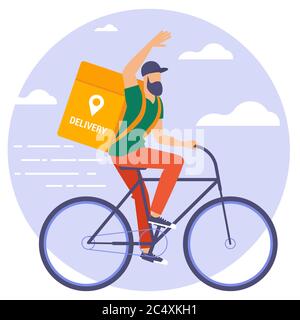 Online delivery service concept Stock Vector