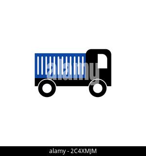 cargo truck vector design template illustration Stock Vector Image ...